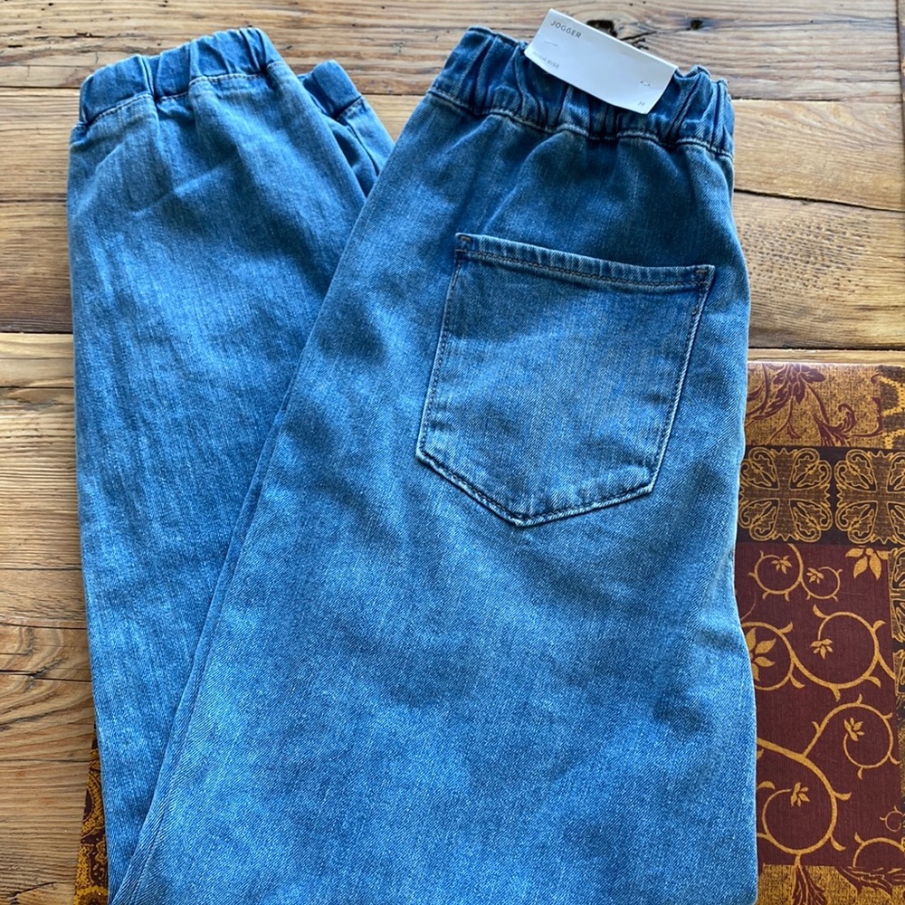 NWT Loft M denim joggers
